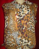 Blusa Chifon Oncinha