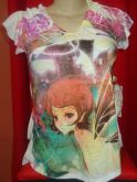 Blusa Estampada Anjo