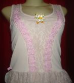 Camiseta Com Renda