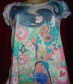 Blusa Estampada Algodão